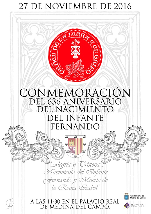 Cartel del 636 Aniversario del Nacimiento del Infante (Medina del Campo)